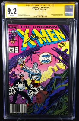 🔥 Uncanny X-Men #248 CGC 9.2 SS Jim Lee, WP,  1st Jim Lee Art for X-Men 🔥-image
