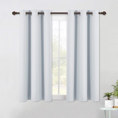NICETOWN Room Darkening Curtain Panels for Bedroom -Easy-Care Solid Thermal-image