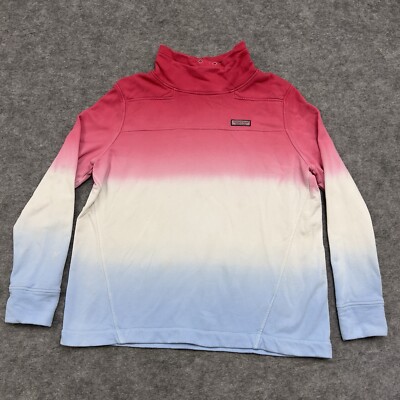 Vineyard Vines Sweater Womens Large Dip-Dye Surf Shep Shirt Pullover Sweatshirt-image