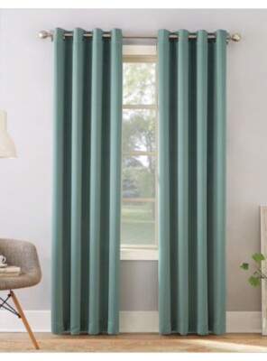 2 pack SunZero Gramercy Grommet Room Darkening Curtain Panel, 54