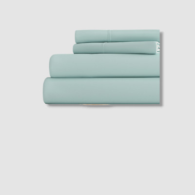 ienjoy Home Blue Style Simplified 3-Pc. Sheet Set, Twin-image
