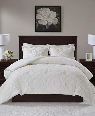 Madison Park Nova Embroidered Medallion Ultra Plush Comforter Set Californi-image