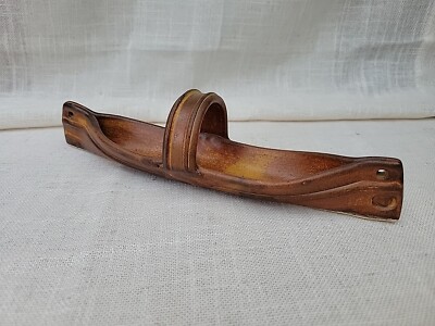 Studio Art Pottery Canoe Shaped Trinket Dish-image