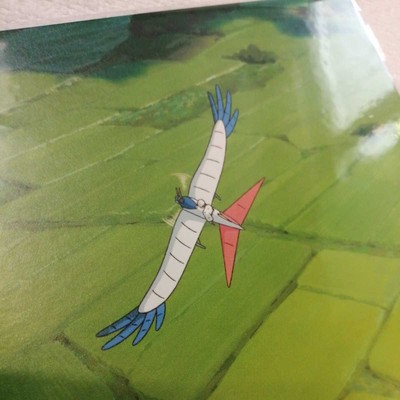 Studio Ghibli Postcard Ghibli Museum The Wind Rises Jiro Bird shaped Airplane-image