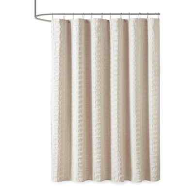 Madison Park Polyester Shower Curtain With Sand Finish MP70-6710-image