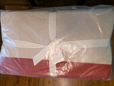 POTTERY BARN Winter Dreams Handcrafted Reversible Quilt-King/CKing-NWT-image