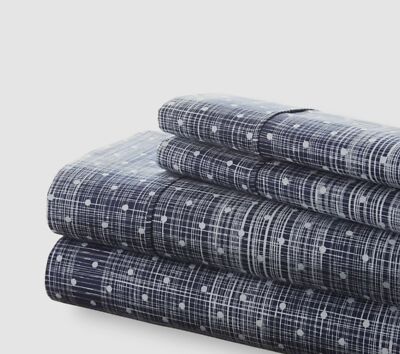 Ienjoy Home Blue Navy Premium Ultra Soft 6-Piece Bed Sheet Set, Queen Size-image