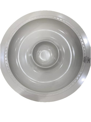 New in Box Nora Fleming Retired Pearl Dot Melamine Chip & Dip Platter MEL05-image