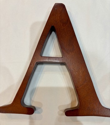 Pottery Barn 8 Inch Expresso Letter A-image