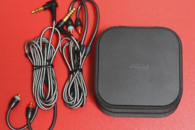 Sony IER-M9 Hi-Res Balanced Armature In-Ear Monitor Headphones w/MUC-M12NB1 Used-image