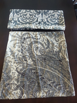 2 Pottery Barn Paisley & Ikat 24