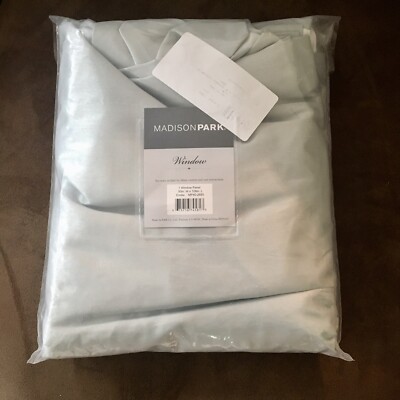 Seafoam Mint Green Madison Park Emilia Twist Top Window Curtain Panel 108