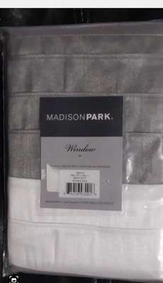 Madison Park Amherst Grey Window Valance. New-image