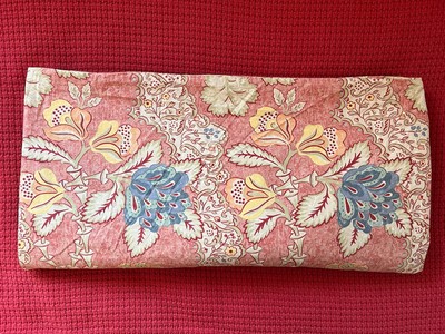 POTTERY BARN VANESSA DUVET KING SIZE RED PALAMPORE-image