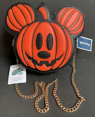 NEW 2024 SKINNY DIP MICKEY HALLOWEEN PUMPKIN PURSE crossbody-image