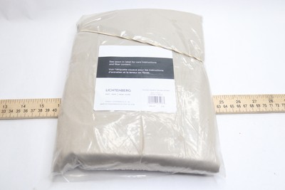 Sun Zero Grant Room Darkening Door Panel Set Stone Polyester 54