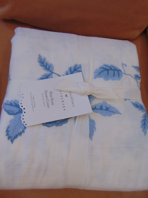 Pottery Barn, Love Shack Fancy - Blue Rose Duvet Cover - IN KING  NWT-image