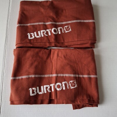 2 Pottery Barn PB Teen Burton Standard Pillow Covers Rust NWOT Cotton Jersey-image