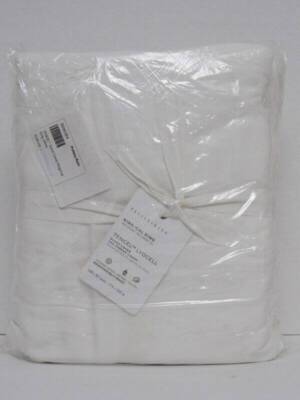 Pottery Barn TENCEL™ Lyocell Duvet Cover, King/Cal.King White NWT-image