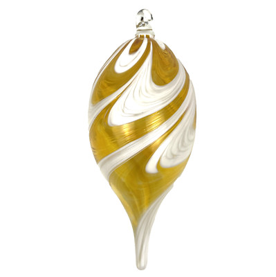 Hand Blown Studio Art Glass Ornament 7