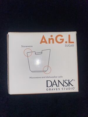 Dansk Graves Studio Indigo Sugar Bowl & Lid Contempory Elegance-image