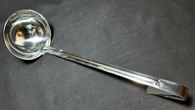 Adcraft One Dip Large LIPC 12 Ounce Stainless Steel Deluxe Soup Ladle-image