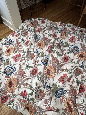 Pottery Barn Reagan Floral Palampore Cotton Duvet QUEEN 2 Euro 2 Standard Shams-image