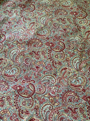 EUC Euro Pottery Barn Paisley Pillow Cover ONE (1) 24X24-image