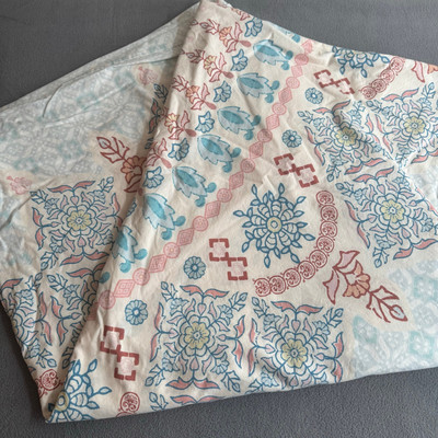 Pottery Barn Teen Organic Desert Dream Maya Medallion Full Queen Duvet 90x88-image