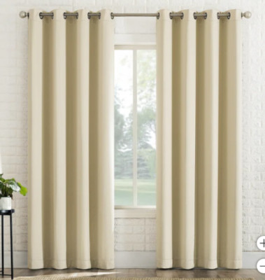 Sun Zero Broderick Theater Grade Blackout Curtains (new)-image