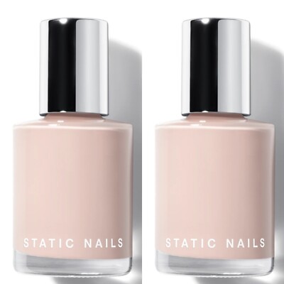 2X Static Nails Liquid Glass Nail Lacquer Full Coverage “Skinny Dip”-image