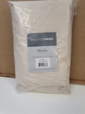 Madison Park Emilia Twist Tab Window Valance Champagne-image