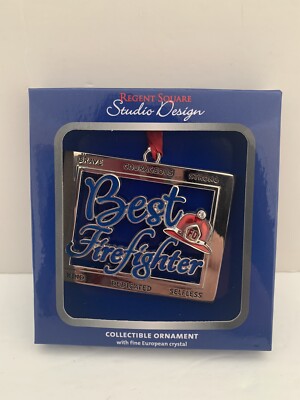 Regent Square Studio Design Best Firefighter Collectible Ornament-image