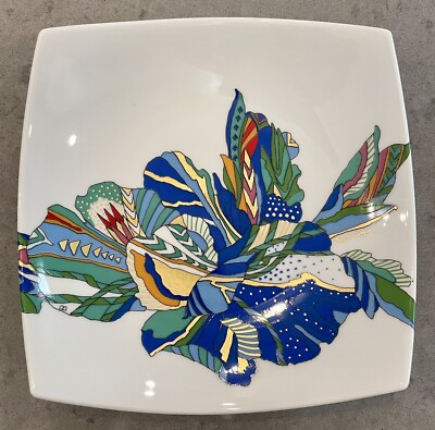 Rosenthal Germany Decorative Square Tray Bowl Studio-Linie Signed Brigitte Doege-image