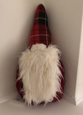 Pottery Barn Lars Gnome Shaped Pillow Plush Cozy Christmas-image
