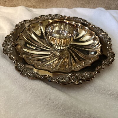 Baroque by Wallace  Large Shrimp and Dip  Server #717-image