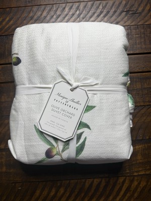 Pottery Barn Monique Lhuillier Olive Duvet Cover  King/Cal. King-image