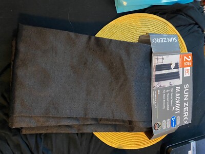 Sun Zero Blackout Curtains 2 Panels 84