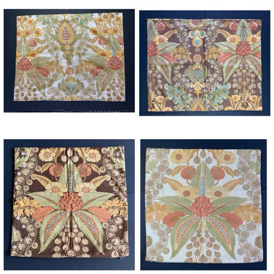 Pottery Barn Caesarea 20” Throw Pillow Cover + Standard Sham *Both Sides Shown-image