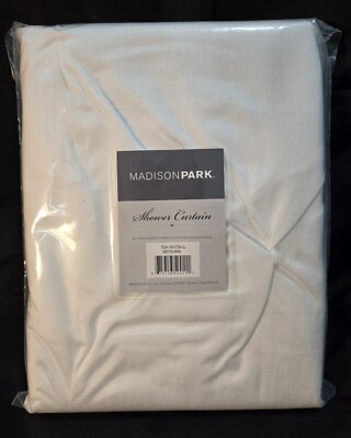 Madison Park Shower Curtain White 72