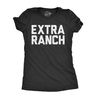 Womens  Extra Ranch T Shirt Funny Dipping Sauce Buffalo Wings Dressing Lovers-image