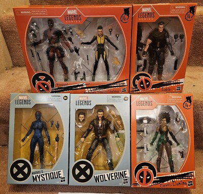 Marvel Legends X-men Movie DEADPOOL WOLVERINE CABLE NEGASONIC TEENAGE WARHEAD ++-image