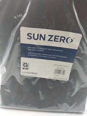 Sun Zero Panel Curtain Charcoal 40in x 63in-image