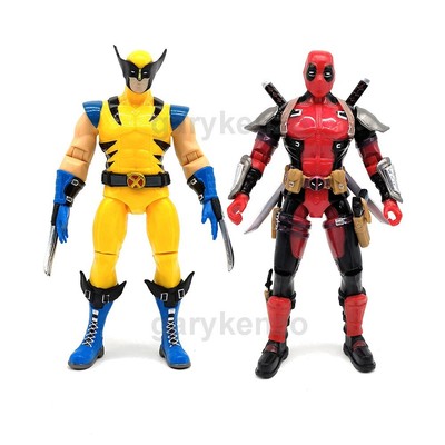 Deadpool Wolverine Action Figure 7'' Marvel Legends Model Hot Movie Kids Toys-image