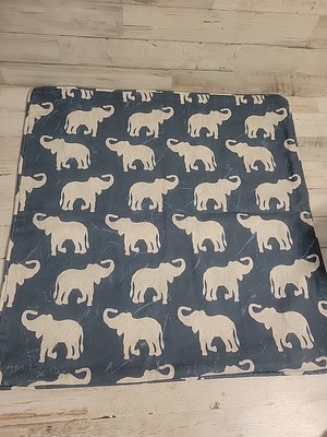 Pottery Barn Elephant Printed Pillow Cover 20