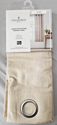 Sun Zero Cyrus Thermal  Sheer  Grommet Curtain Panel, 40