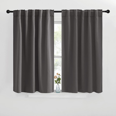 Blackout Window Curtains for Camper - (Grey Color) 42X40 Inch, 2 Panels Set, The-image