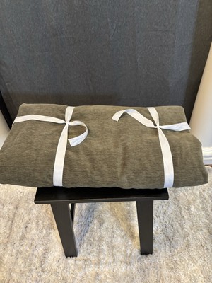 Pottery Barn Cozy Cloud Duvet Cover, King, Loden-image