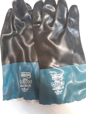 mcr 6962xl Double Dipped Sandy Neoprene 12 Inch Length Fully Coated-image