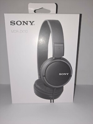 Sony - ZX Series Wired On-Ear Headphones - Black-image
